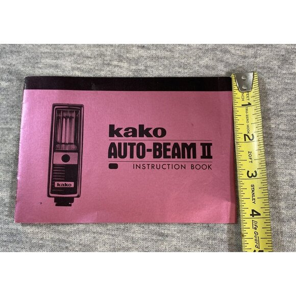 Kako Auto-Beam II Instruction Book Paperback - Picture 8 of 8
